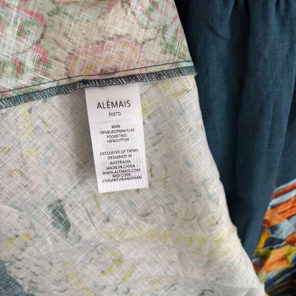 Alamais Dorian Marine Life Jellyfish Pattern Sun Dress - Picture 13 of 14